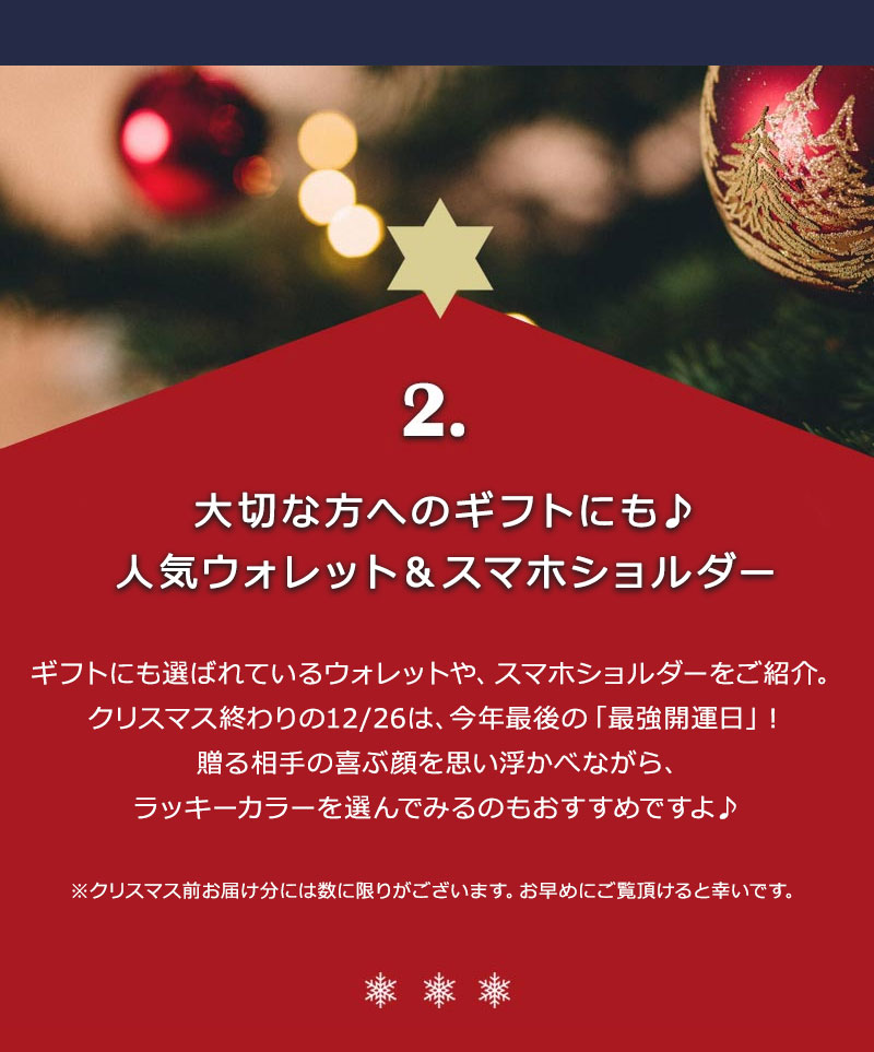 クリスマス ギフト プレゼント ウォレット お財布ポシェット